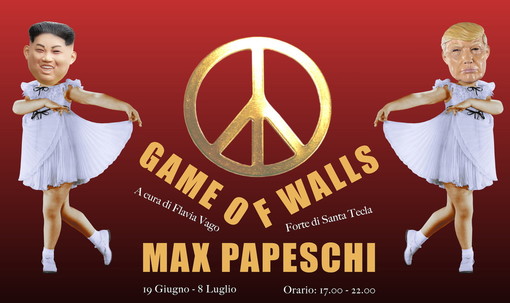 Sanremo: mercoledì prossimo, inaugurazione mostra 'Game of Walls' dell’artista Max Papeschi