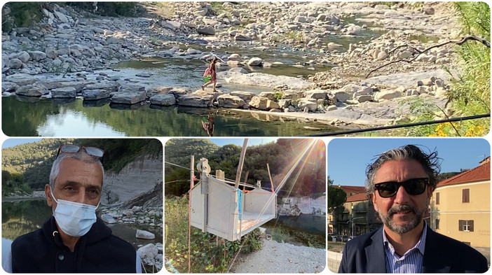 A Meosu si passa ancora in mezzo al torrente, i cittadini "Ci sentiamo abbandonati" il sindaco di Taggia "Falso, guadi illegali" (VIDEO)