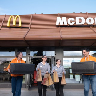 A Imperia McDonald’s e Fondazione Ronald McDonald  donano 200 pasti caldi a settimana, insieme a Banco Alimentare della Liguria