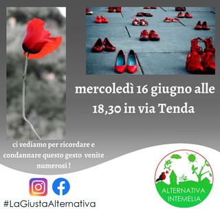 Ventimiglia: mercoledì flash mob in ricordo di Sharon Micheletti, freddata con un colpo di pistola dall'ex compagno Ventimiglia: mercoledì flash mob in ricordo di Sharon Micheletti, freddata con un colpo di pistola dall'ex compagno