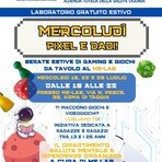 Arma di Taggia, al ME-LAB arrivano i "MercoLUDÌ Pixel e Dadi": tre serate gratuite tra videogiochi e socialità Arma di Taggia, al ME-LAB arrivano i "MercoLUDÌ Pixel e Dadi": tre serate gratuite tra videogiochi e socialità