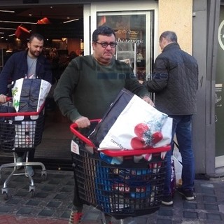 Mino Raiola al Carrefour di Ventimiglia (foto G.Chionna) Mino Raiola al Carrefour di Ventimiglia (foto G.Chionna)