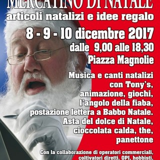 San Bartolomeo al Mare si prepara per il mercatino di Natale da venerdì 8 in piazza Magnolie San Bartolomeo al Mare si prepara per il mercatino di Natale da venerdì 8 in piazza Magnolie