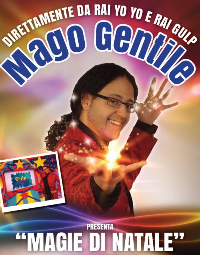 Venerdì 23 dicembre alle 15.30 alla palestra comunale di Badalucco lo spettacolo del Mago Gabriele Gentile Venerdì 23 dicembre alle 15.30 alla palestra comunale di Badalucco lo spettacolo del Mago Gabriele Gentile