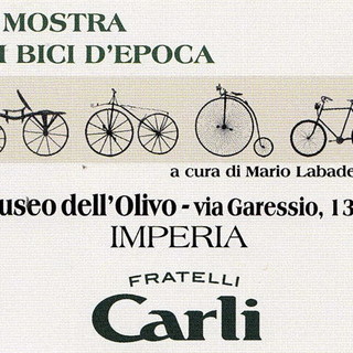 Imperia: la Fratelli Carli presenta l'esposizione 'Pedalando nella nostra storia'