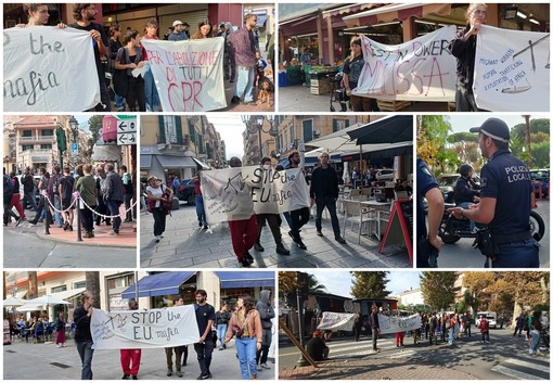 Ventimiglia, manifestazione improvvisata nelle vie del centro per Moussa Balde: "No ai Cpr" (Foto e video)