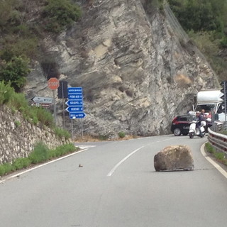 Il masso caduto oggi