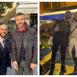 #Sanremo2020: Kim Rossi Stuart e Ugo Conti ieri a cena da 'Nicò', a tavola con 'Branda', pesce e carciofi (foto)