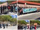Colle di Tenda gremito stamattina per la manifestazione di protesta: c'è anche la troupe di Striscia la notizia (Foto e Video)