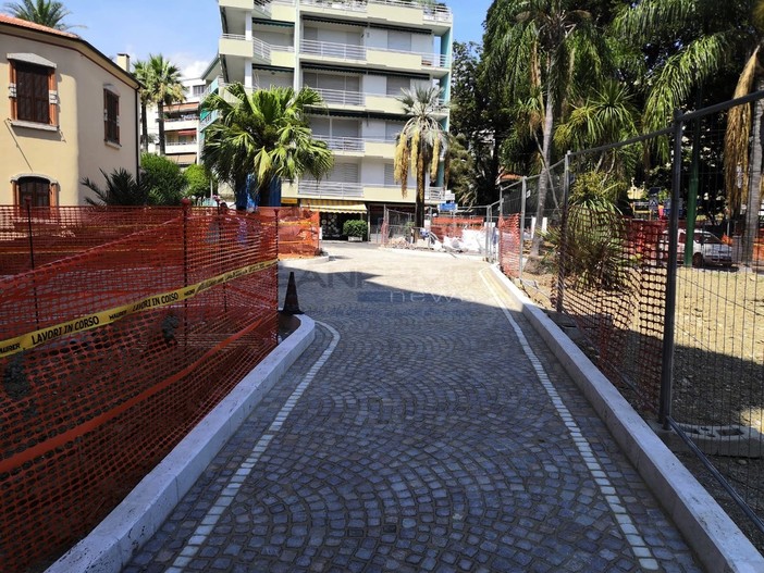 Il passaggio pedonale lato Ponente