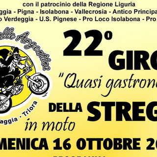 Taggia: tutto pronto per il 22° 'Motogiro della Strega' che si svolge il 16 ottobre