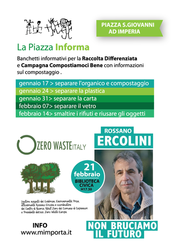 Imperia: raccolta differenziata, sabato proseguirà il progetto del Comitato m'IMporta