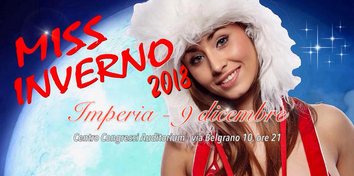 Imperia: domenica 9 dicembre alla Camera di Commercio il concorso "La bellezza ce l'hai nel sangue!"