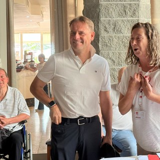 Santo Stefano al Mare, l'assessore regionale Marco Scajola al congresso dell'Aism Imperia (Foto) Santo Stefano al Mare, l'assessore regionale Marco Scajola al congresso dell'Aism Imperia (Foto)