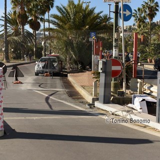 Sanremo: sono iniziati i lavori per installare gli impianti del parcheggio di lungomare Calvino e piazzale Dapporto