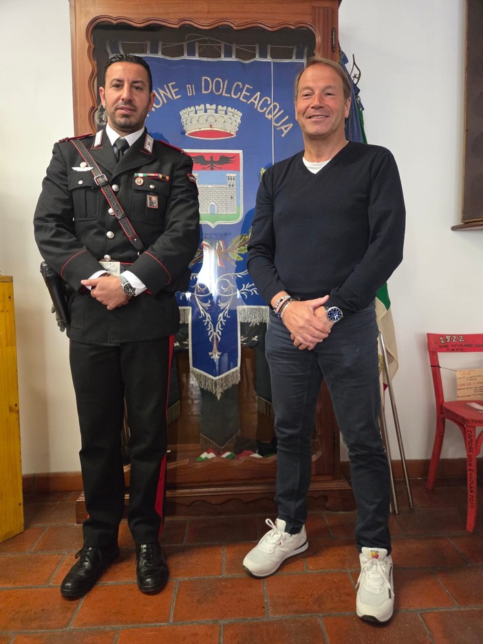 Il maresciallo capo Mario De Nunzio è il nuovo comandante dei carabinieri di Dolceacqua