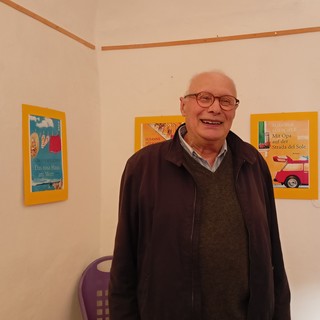 Bordighera ospita una mostra dedicata a Susanne Fülscher, Loreti (Ucd-Anpi): "In esposizione le copertine dei suoi libri" (Foto e video)