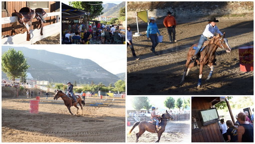 Arma di Taggia: nel weekend alla 'Golden Horse' lo spettacolo della 'Monta Western', le foto di Tonino Bonomo