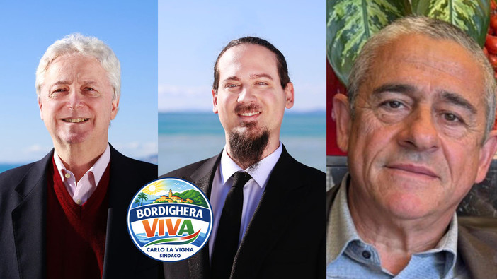 Elezioni amministrative 2026: Marco Farotto, Matteo Biancheri e Bruno Sabatino tra i candidati di Bordighera Viva Elezioni amministrative 2026: Marco Farotto, Matteo Biancheri e Bruno Sabatino tra i candidati di Bordighera Viva