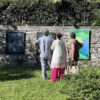 Bordighera: terminata ieri la mostra 'Sulle tracce del Reale' ai giardini 'Monet' con l'accademia 'Balbo' (Foto) Bordighera: terminata ieri la mostra 'Sulle tracce del Reale' ai giardini 'Monet' con l'accademia 'Balbo' (Foto)