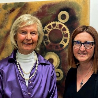 Imperia: inaugurata al San Paolo Invest di via Viesseux la mostra della pittrice 'green' Carmen Spigno