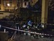 Sanremo: crolla muro di contenimento dietro al Mercato Annonario, intervento di Polizia Municipale e Vigili del Fuoco (foto)