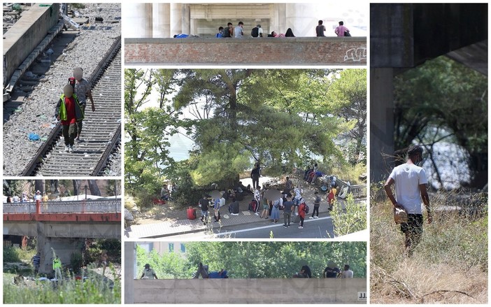 Ventimiglia: da oggi è chiuso il Campo Roya, a Ventimiglia almeno 400 migranti e dalla Francia 50/60 riammissioni al giorno (Foto)