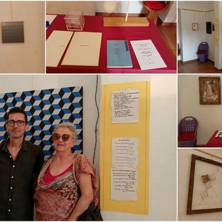 Opere di Silvio Maiano e di Eleonora Siffredi e poesie di Bianca Tarozzi in mostra a Bordighera (Foto e video)