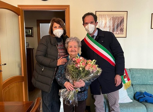 Bordighera, Maria Misitano compie cento anni. Ingenito: “I più sinceri auguri" (Foto)