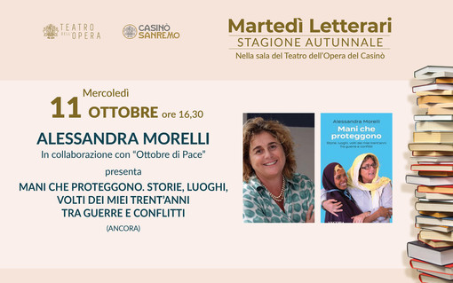 Sanremo: i rifugiati e l'azione dell'UNHCR, Alessandra Morelli presenta "Mani che proteggono" Sanremo: i rifugiati e l'azione dell'UNHCR, Alessandra Morelli presenta "Mani che proteggono"