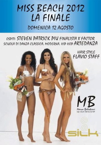 Sanremo: domenica la finalissima per Miss Beach 2012 Sanremo: domenica la finalissima per Miss Beach 2012