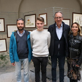 Sanremo: grande affluenza di pubblico e visita del Sindaco Biancheri ieri alla mostra di Libereso (Foto)