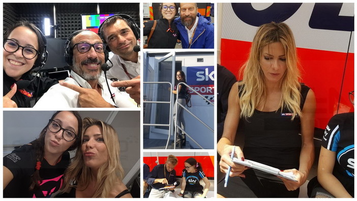 Da Ospedaletti a Misano a fianco di Guido Meda per la MotoGp: Miriam Colombo ed il suo futuro da giornalista (Foto)