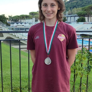 Nuoto: argento per Martina Acquarone nei 200 Rana Cadetti, ai Campionati Italiani di Roma