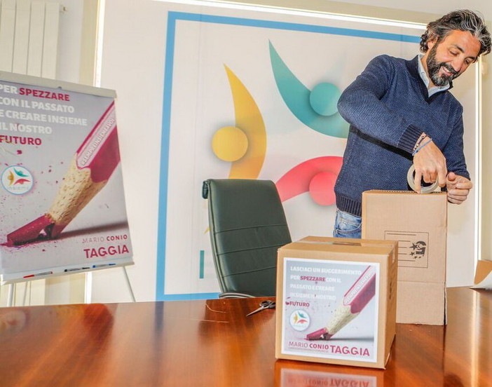 #Mariotiascolta, il candidato sindaco Mario Conio presenta una nuova iniziativa: arrivano “le scatole delle idee” #Mariotiascolta, il candidato sindaco Mario Conio presenta una nuova iniziativa: arrivano “le scatole delle idee”