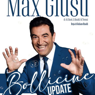Max Giusti al Teatro Ariston con “Bollicine – updatE”: risate, musica e confessioni dal vivo a Sanremo Max Giusti al Teatro Ariston con “Bollicine – updatE”: risate, musica e confessioni dal vivo a Sanremo