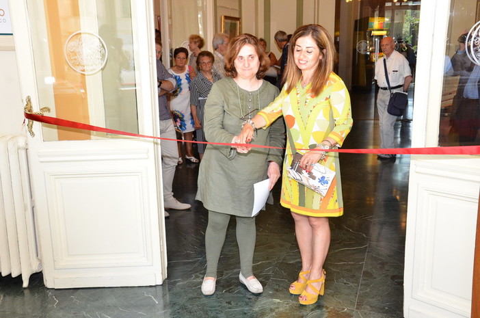 Sanremo: inaugurata oggi pomeriggio nel 'foyer' del Casinò la mostra dedicata ad Albino Galvano (Foto)