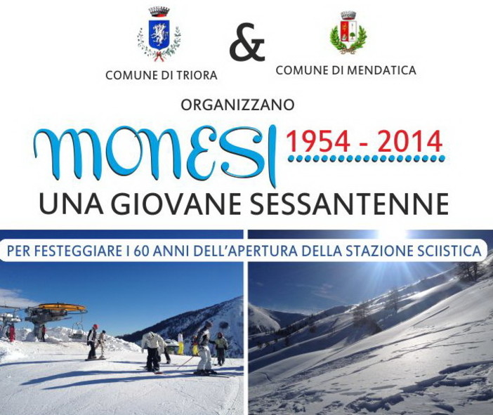Monesi: domani pomeriggio (ore 16.30) la celebrazione dei 60 anni della stazione sciistica