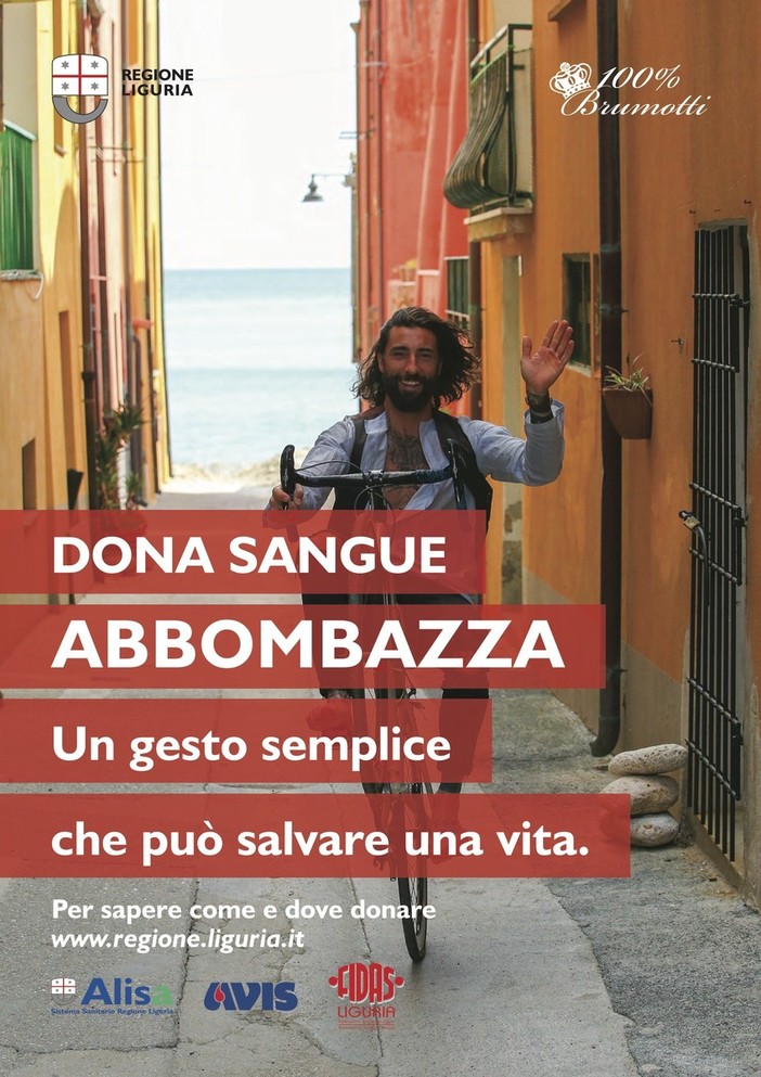 Al via la campagna di comunicazione a favore della donazione di sangue, Vittorio Brumotti testimonial Al via la campagna di comunicazione a favore della donazione di sangue, Vittorio Brumotti testimonial