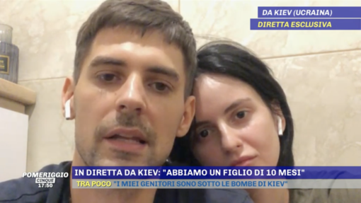 Nikita e Sabina in collegamento con 'Pomeriggio Cinque' Nikita e Sabina in collegamento con 'Pomeriggio Cinque'