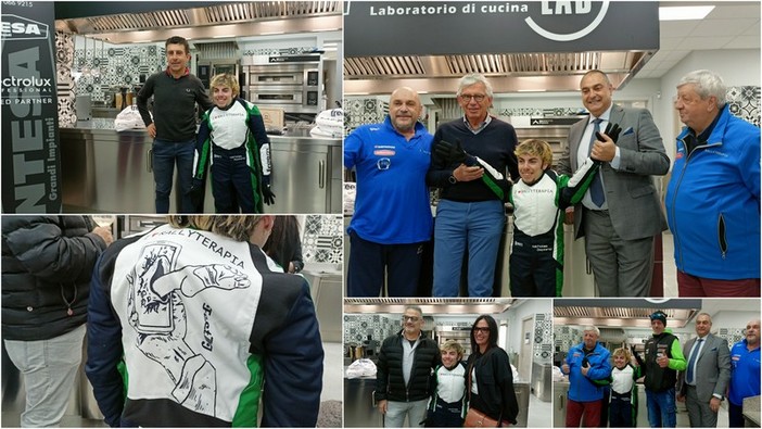 Un sogno diventa realtà, una tuta da rally per Nicholas Deplano: a Vallecrosia la consegna (Foto e video) Un sogno diventa realtà, una tuta da rally per Nicholas Deplano: a Vallecrosia la consegna (Foto e video)