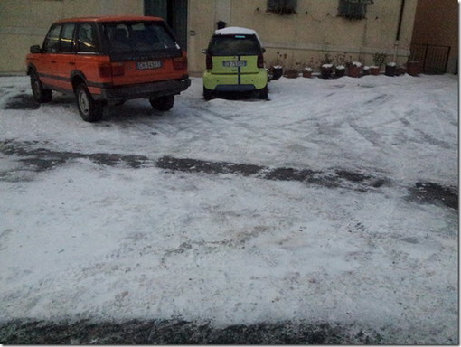 Forte nevicata di ieri anche a Cesio: proteste di un lettore per i problemi registrati da un'ambulanza