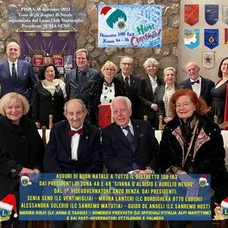 Lions Club Ventimiglia: Natale con raccolta fondi a favore de ‘La Casa grande di Giz' Lions Club Ventimiglia: Natale con raccolta fondi a favore de ‘La Casa grande di Giz'