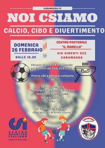 Calcio: settore giovanile, domani a Caramagna torna l'appuntamento con &quot;Noi CSIamo&quot;