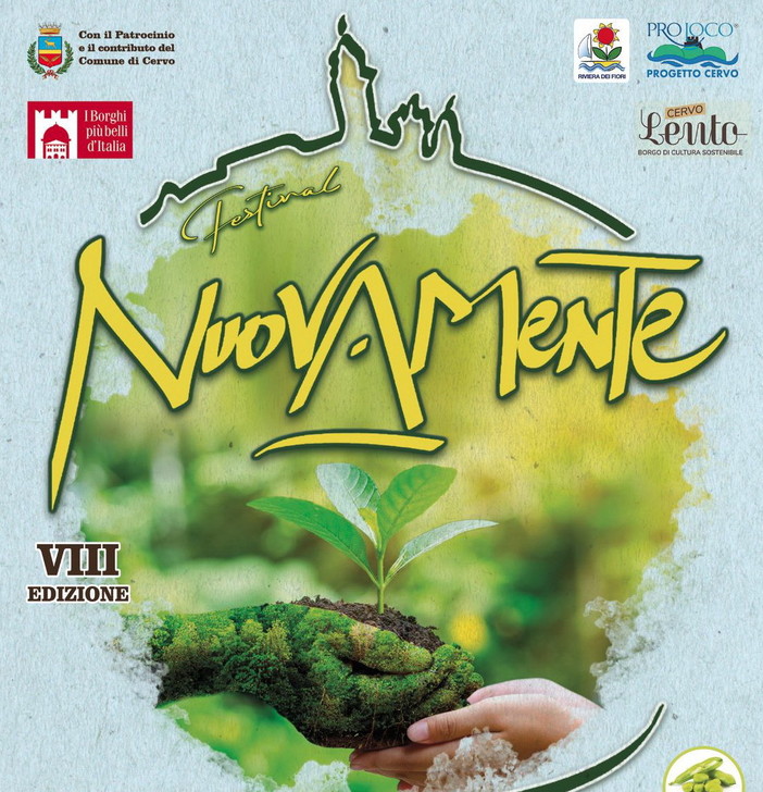 Cervo: eco sostenibilità, nel prossimo fine settimana l'ottava edizione del 'Nuovamente Festival' Cervo: eco sostenibilità, nel prossimo fine settimana l'ottava edizione del 'Nuovamente Festival'