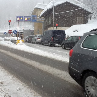 La neve sul Tenda pochi minuti fa La neve sul Tenda pochi minuti fa