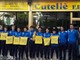 La squadra della NLP Sanremo targata under 16 maschile posa con lo sponsor F.lli Cutellè