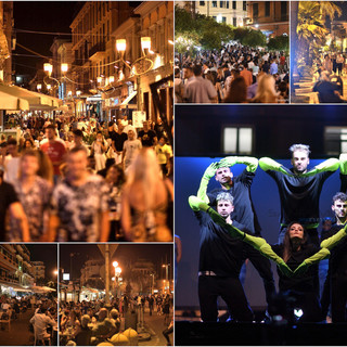 Le immagini della notte di Ferragosto a Sanremo (foto Tonino Bonomo)