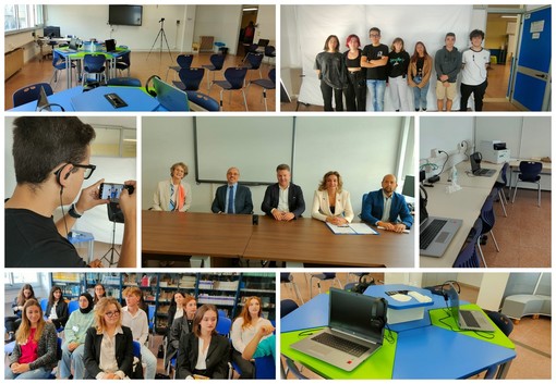 Imperia, inaugurata al 'Ruffini', la nuova aula per i corsi, gli esami e le certificazioni dell'Istituto di Cultura Italo Tedesco (foto e video) Imperia, inaugurata al 'Ruffini', la nuova aula per i corsi, gli esami e le certificazioni dell'Istituto di Cultura Italo Tedesco (foto e video)