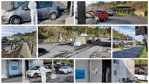 Sanremo: tamponi al nuovo 'drive' di Bussana, mattinata tranquilla e rientrati i timori dell'Impekabile (Foto) Sanremo: tamponi al nuovo 'drive' di Bussana, mattinata tranquilla e rientrati i timori dell'Impekabile (Foto)